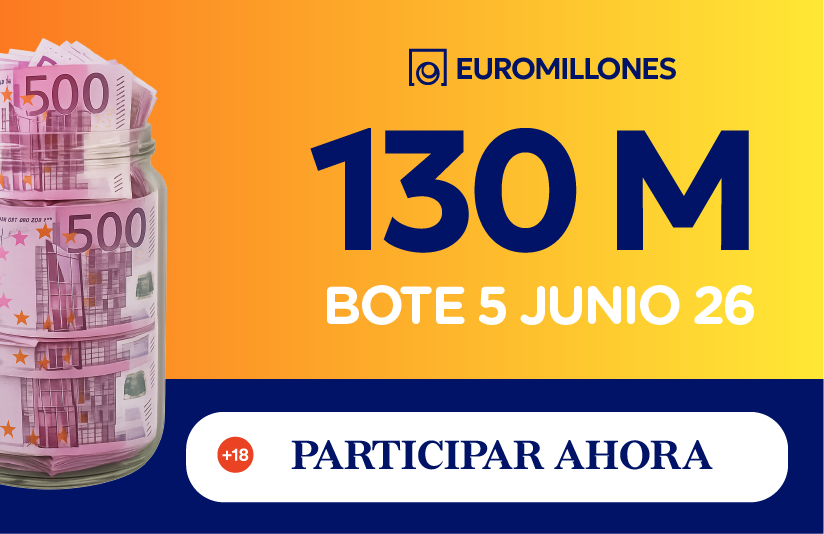 Bote Euromillones 130 millones el 5 de junio de 2026: dónde jugar en peña y cómo funciona